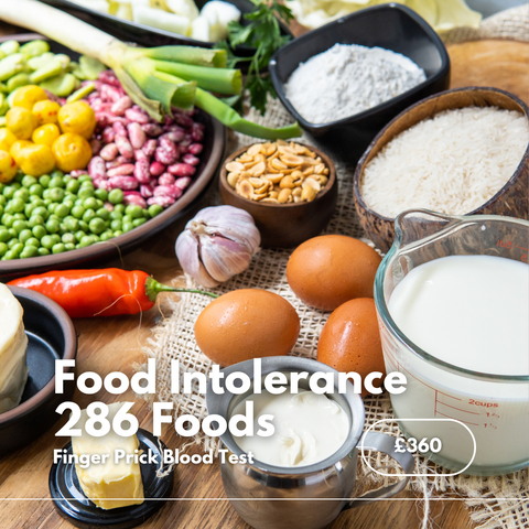 Food Intolerance Test – Identify Hidden Reactions to 286 Foods at Home