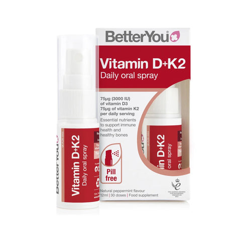 D3000 + K2 Daily Oral Spray - 12ml – BetterYou