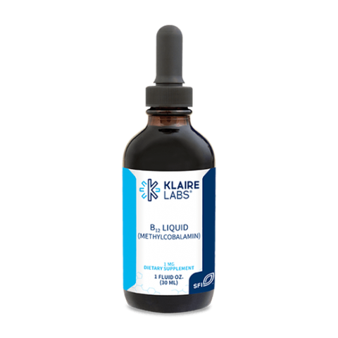 B12 Liquid (Methylcobalamin) – Klaire Labs/ SFI Health (New Packaging)