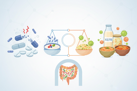The Interaction Between Antibiotics and Probiotics