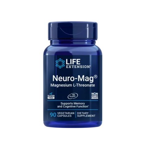 Magnesium L-Threonate – Neuro-Mag – 90 Veg Caps – Life Extension