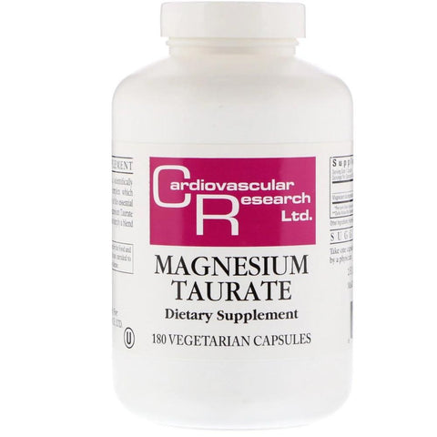 Magnesium Taurate - 180 Capsules – Cardiovascular Research