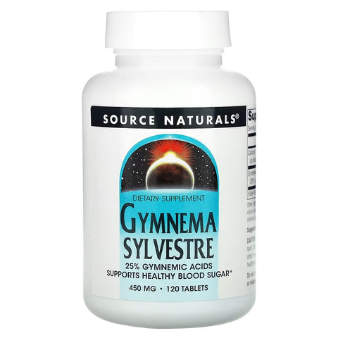 Gymnema Sylvestre, 450 mg, 120 Tablets – Source Naturals