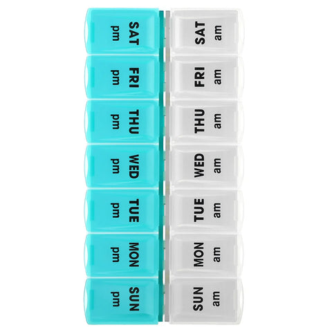 Weekly Twice-A-Day AM PM Pill Organiser | Apex