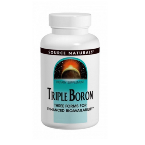 Triple Boron (3mg) - 200 Caps - Source Naturals