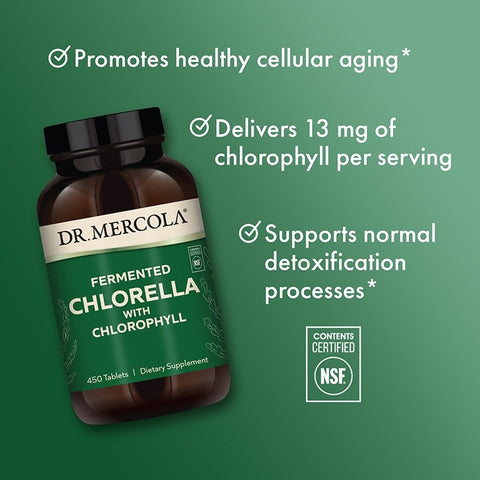 Fermented Chlorella – 450 Tablets – Dr Mercola