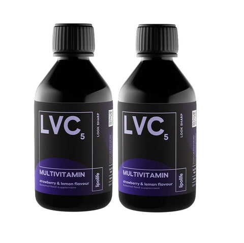 LVC5 – Liposomal Multivitamin (Methylated) - 250 ml – Lipolife (Strawberry & Lemon Flavour)