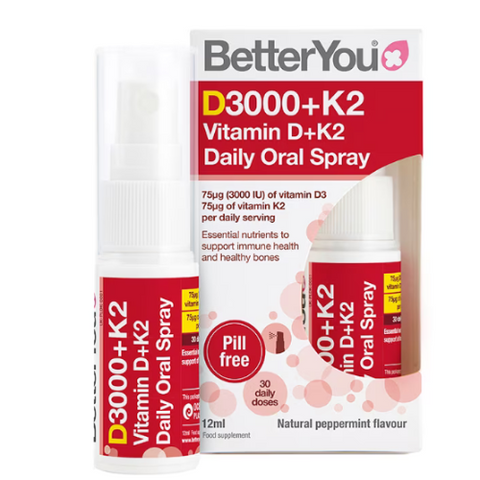 D3000 + K2 Daily Oral Spray - 12ml – BetterYou