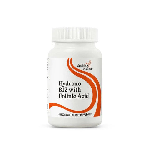 Hydroxo B12 with Folinic Acid – 60 Lozenges – Seeking Health