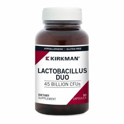 Lactobacillus Duo (Hypoallergenic) - 90 Capsules - Kirkman Laboratories