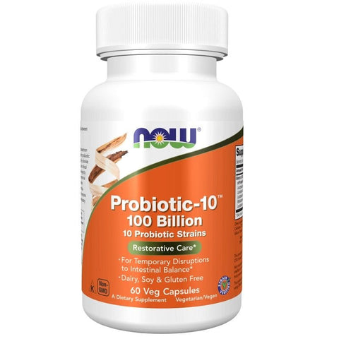 Probiotic-10 100 Billion - 60 Veg Caps – Now Foods