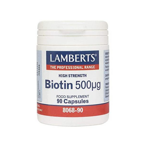 Biotin 500µg - 90 capsules - Lamberts