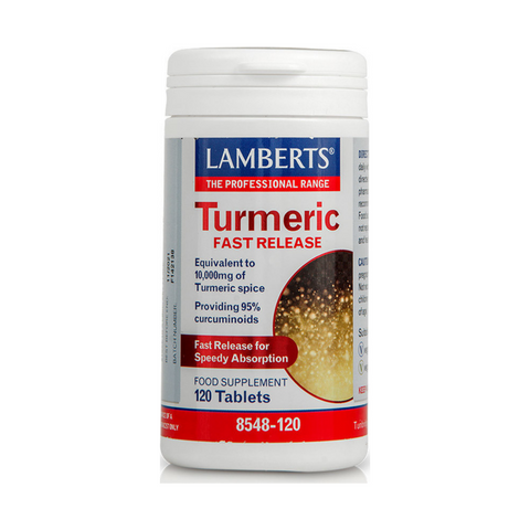 Turmeric 10,000mg Fast Release - 120 tablets - Lamberts