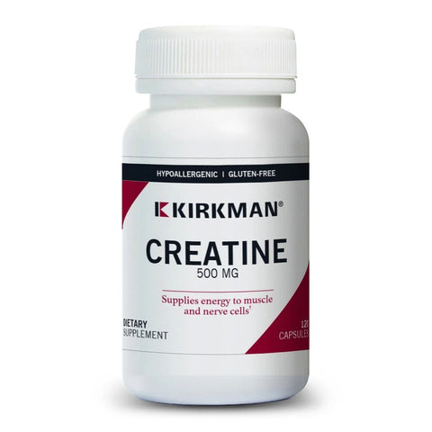 Creatine 500 mg - 120 Capsules – Kirkman Labs (Hypoallergenic)