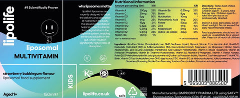 Kids Liposomal Multivitamin - Lipolife