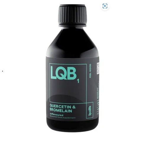 LQB1 – Liposomal Quercetin & Bromelain – 240ml – Lipolife