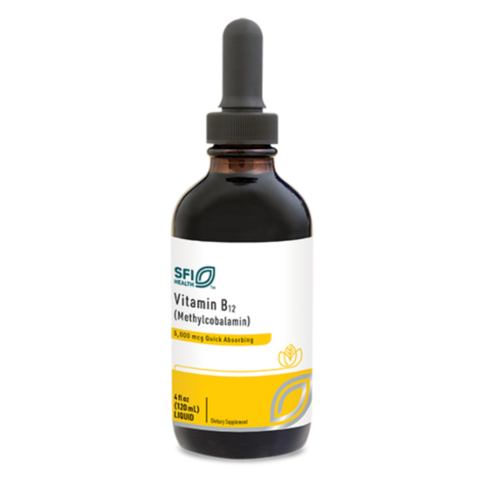 B12 Liquid (Methylcobalamin) – Klaire Labs/SFI Health (New Packaging)