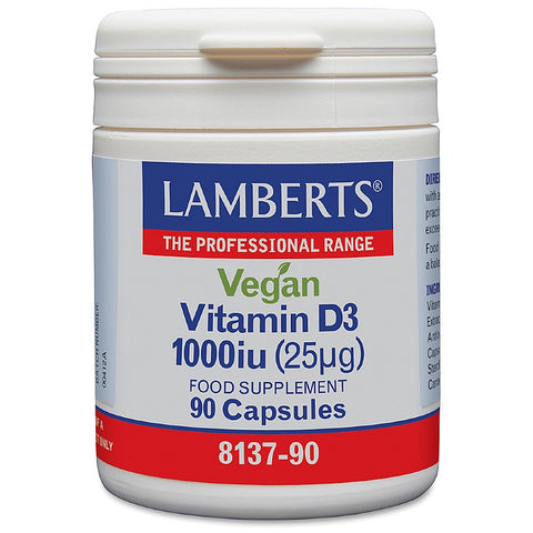 Vitamin D3 - Vegan Option - Lamberts