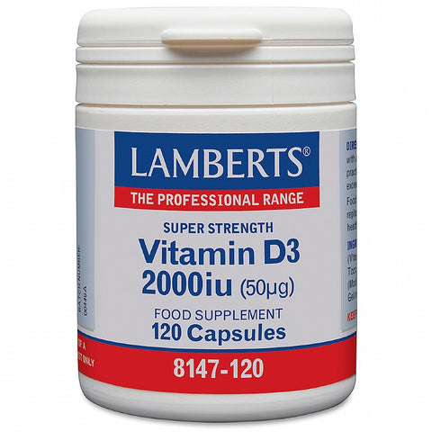 Vitamin D3 - Vegan Option - Lamberts