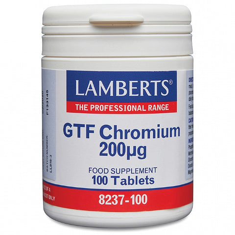 GTF Chromium (as Picolinate) - 100 Tablets - Lamberts