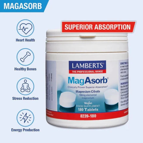 MagAsorb – Tablets and Powder – Lamberts