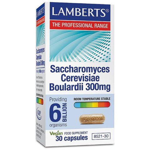 Saccharomyces Cerevisiae Boulardii 300mg - 30 Capsules - Lamberts