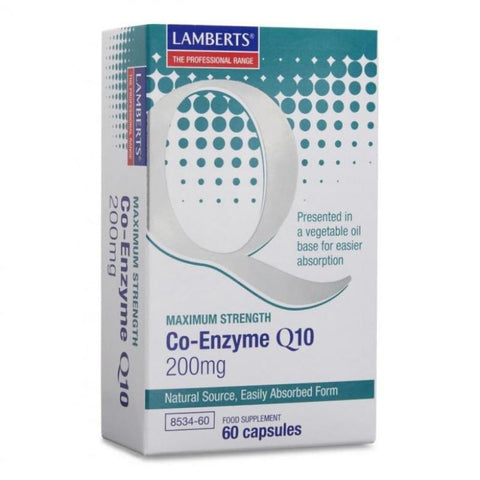 Co-Enzyme Q10 200mg maximum strength - 60 capsules - Lamberts