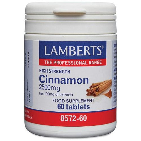 Cinnamon 2500mg - 60 tablets - Lamberts