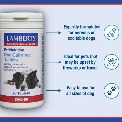 Dog Calming Tablets - 90 Tablets | Lamberts