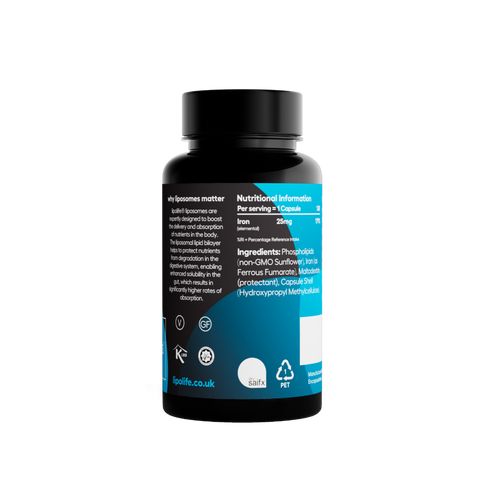 Liposomal Iron - 30 Capsules – Lipolife