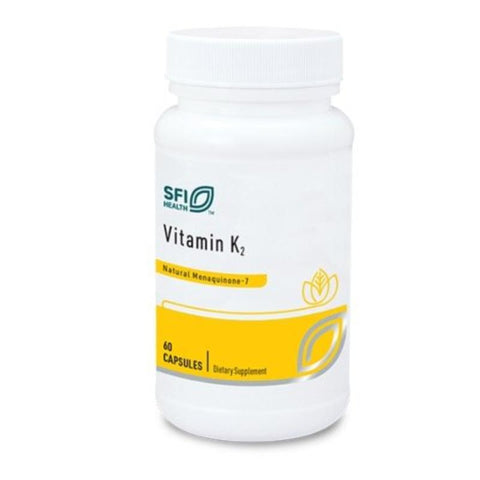 Vitamin K2 50mcg - 60 Capsules - Klaire Labs/SFI Health (New Packaging)