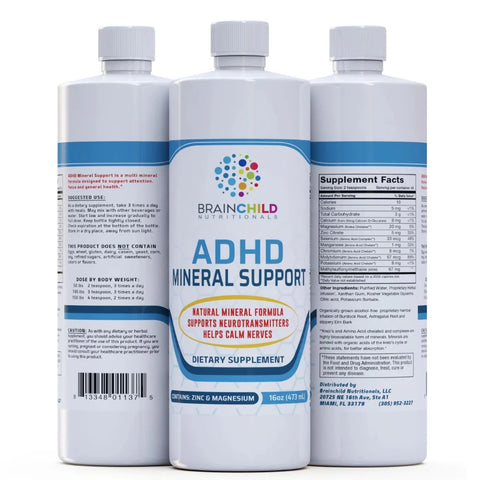 ADHD Mineral Support (16 fl oz) 473ml – BrainChild Nutritionals