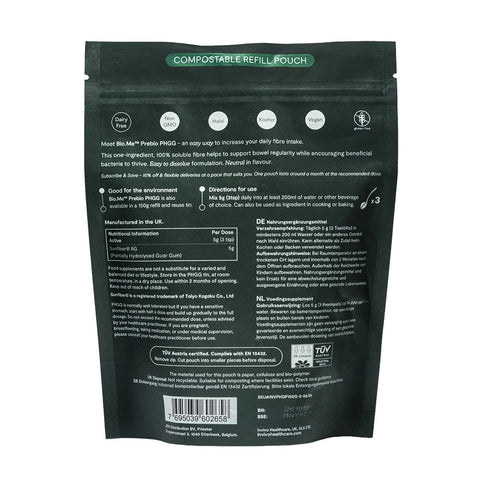 Bio.Me Prebio PHGG - 150g - Invivo Healthcare