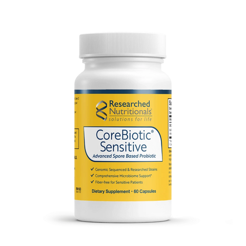 CoreBiotic Soil Based Probiotic (Standard or Sensitive) - 60 Capsules - Researched Nutritionals