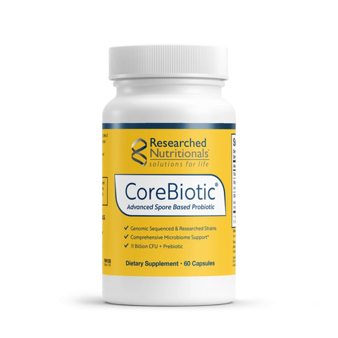 CoreBiotic Soil Based Probiotic (Standard or Sensitive) - 60 Capsules - Researched Nutritionals