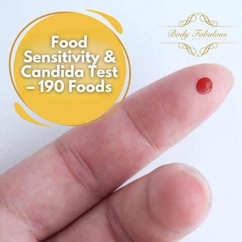 Food Sensitivity & Candida Test – 190 Foods + Yeast Overgrowth Panel