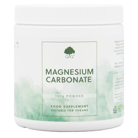 Magnesium Carbonate 100g Powder – G&G Vitamins