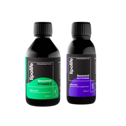 Liposomal Vitamin C LVC2 and/ or Glutathione LLG2 - Lipolife