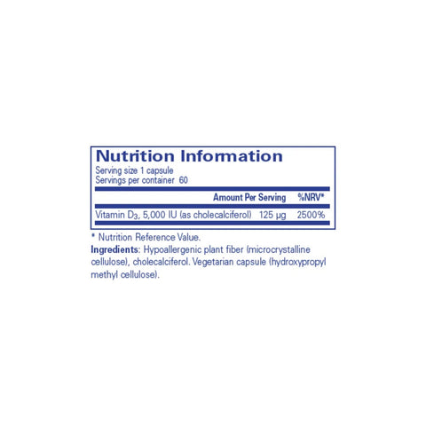 Vitamin D3 5000 IU - Pure Encapsulations
