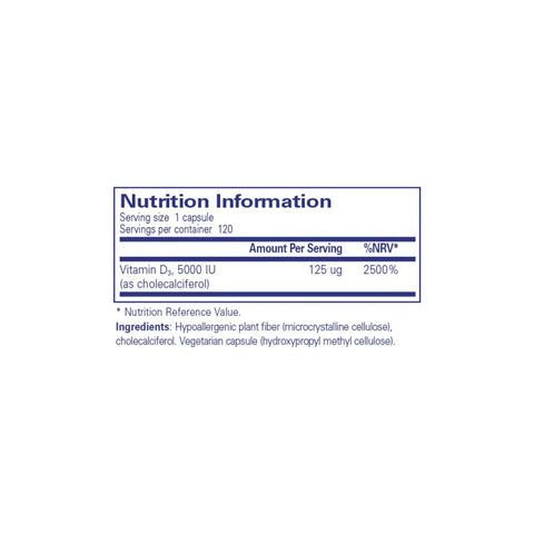 Vitamin D3 5000 IU - Pure Encapsulations