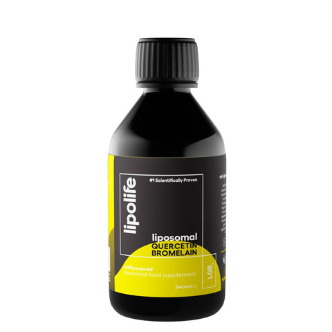LQB1 – Liposomal Quercetin & Bromelain – 240ml – Lipolife
