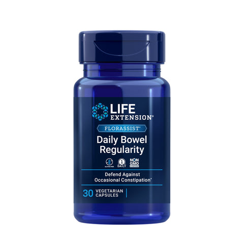 FLORASSIST Daily Bowel Regularity (30 capsules) – Life Extension