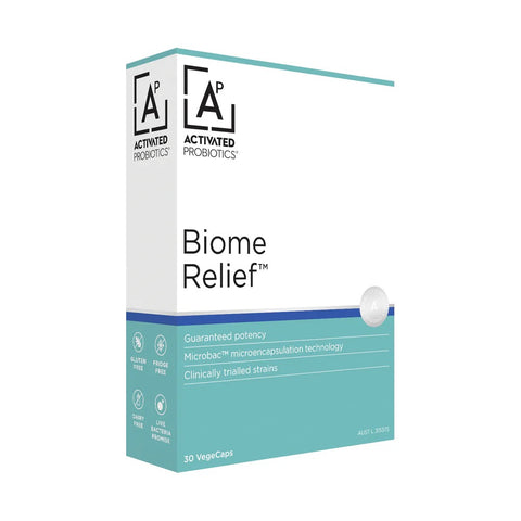 Biome Relief Probiotic (L. Plantarum 299v) - 30 Capsules - Activated Probiotics