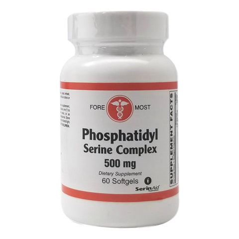 Phosphatidyl Serine (phosphatidylserine) Complex 500 mg (PS/PE/PC) 60 Softgels – Holistic Health