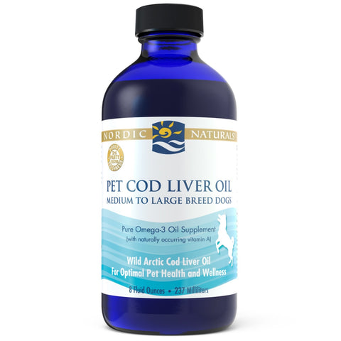 Pet Cod Liver Oil - medium to large dogs - 237 ml Nordic Naturals