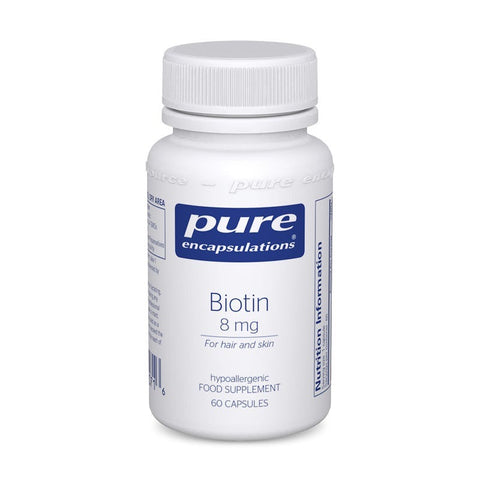 Biotin 8 mg (60 capsules) – Pure Encapsulations