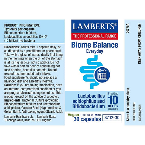 Biome Balance Everyday (formerly Acidophilus Extra 10) – Lamberts
