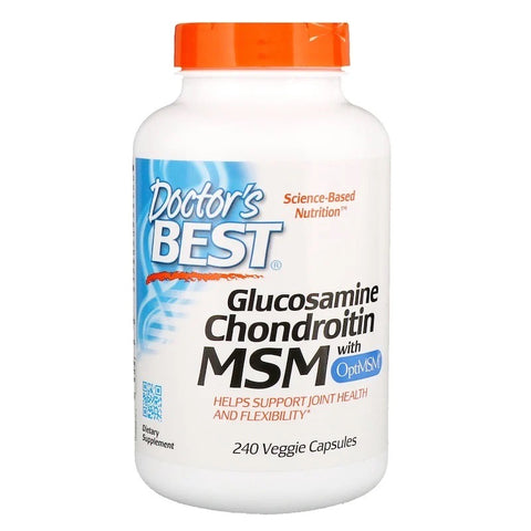 Glucosamine Chondroitin with OptiMSM, 240 Capsules – Doctor’s Best