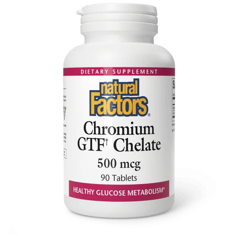 Chromium GTF Chelate, 90 Tablets – Natural Factors
