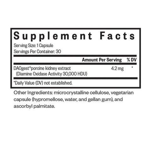 DAO Enzyme (formerly Histamine Digest) - Seeking Health